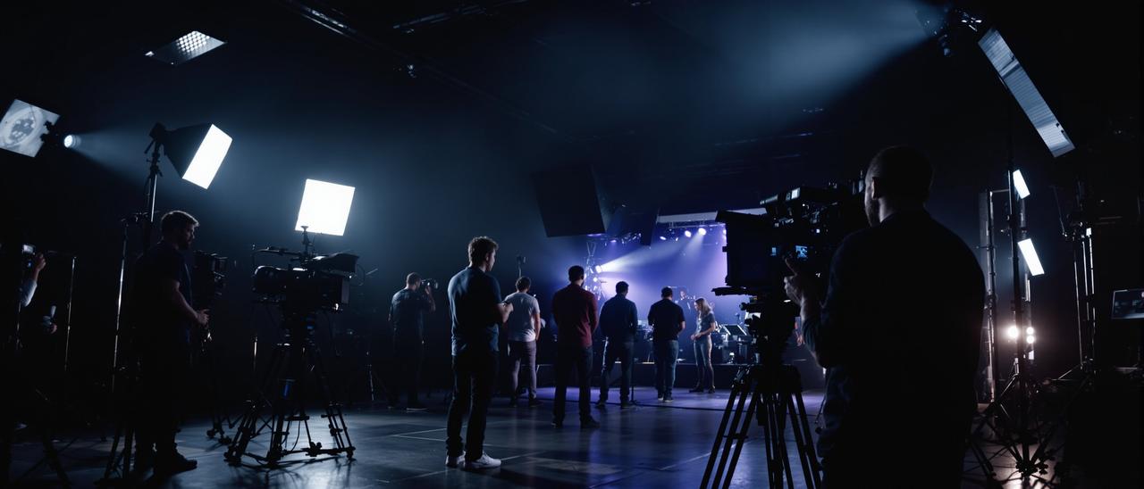 热映电影拍摄现场